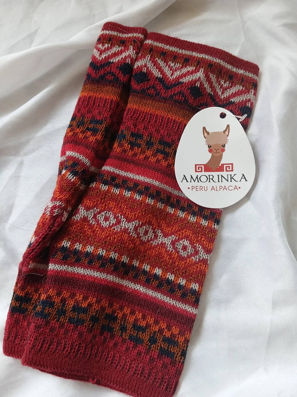 The Amorinka Women's Alpaca Fair Isle hand warmers